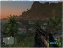 Beach view in the video game Crysis