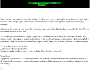 The Time Before the Time Before