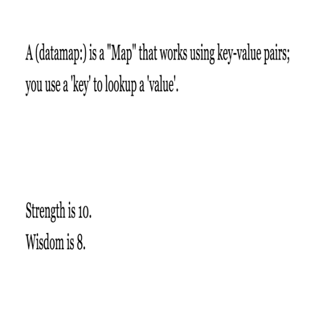 Twine Datamap Result