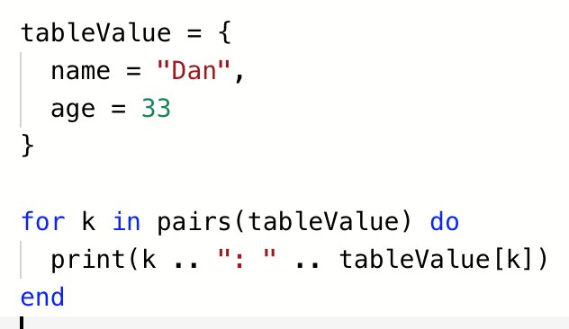 Learning Lua: Part 3: Objects and Looping – Digital Ephemera